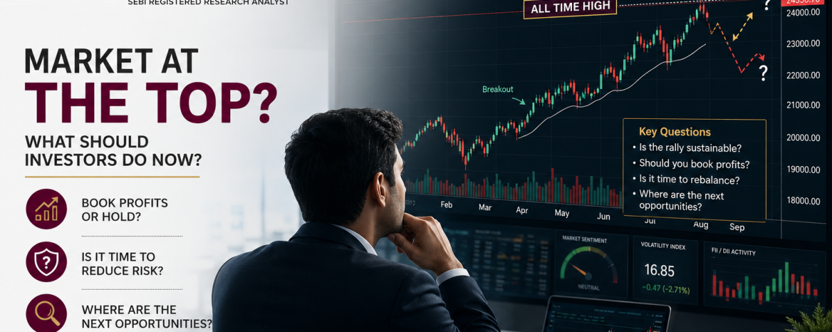What should be done when market is on top